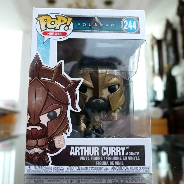 Funko Pop Aqua Man - Authur Curry 244ของแท้ กล่อง 9/10 [พร้อมส่ง]