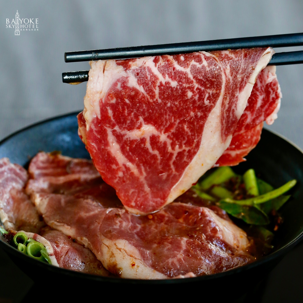 บุฟเฟต์ใบหยก ชั้น 81 ด้านใน Baiyok International Premium Buffet