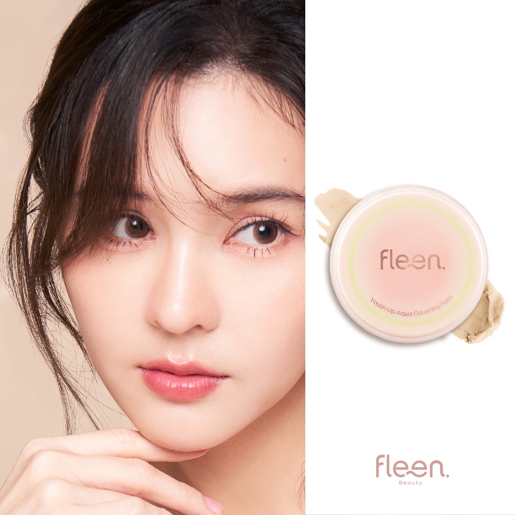 Fleen Beauty Youth Up Aqua Covering Pact Cushion SPF50 PA+++ ฟลีน บิวตี้ คุชชั่น #คุชชั่นน้ำแร่