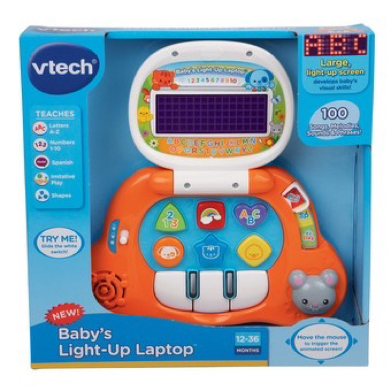 VTech Official Store Brilliant Baby Laptop Early Learning Toys 6-36 เดือน เสริมพัฒนาการสำหรับเด็ก แล