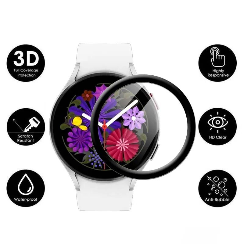 ฟิล์ม3D Samsung Watch7 7 Ultra Watch6 Watch5 Watch4 40mm/44mm Watch6 Classic 43/47mm Watch5 Pro 45mm ราคา ถูกที่สุด ดีลบีเคเค แกลเลอรีภาพที่ 8