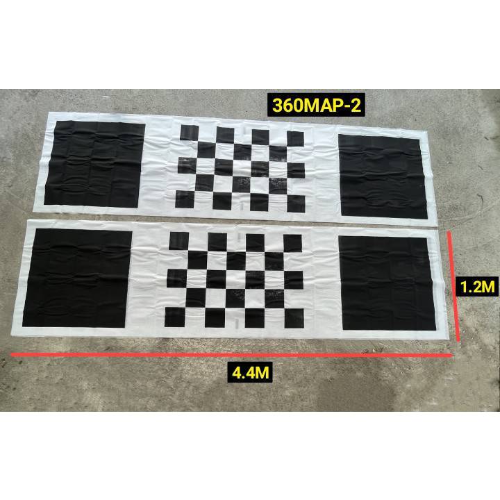 แผ่นผ้าปูสำเร็จ ยี่ห้อ Carwales / NOLOGO สำหรับตั้งค่ากล้องรอบคัน 360 องศา 1 ชุด มี 2 ผืน - รูปที่ 6