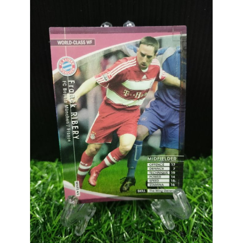 2007-08 Panini WCCF World Class WF Franck Ribery Bayern Munich refractor card
