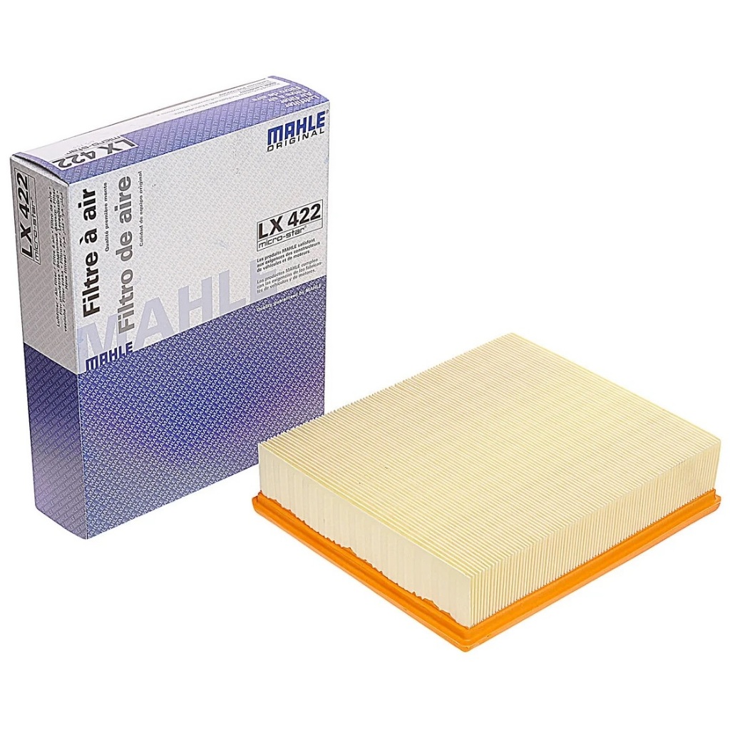 BMW VW AUDI กรองอากาศ MAHLE LX422 เครื่อง M60 M62 รุ่น BMW E38 X5 ( E83 ) l PASSAT 1.8 AUDI A4 1.8