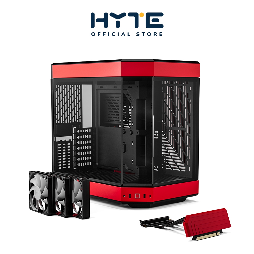 HYTE Y60 BLACK/RED (Computer case / เคสคอมพิวเตอร์)