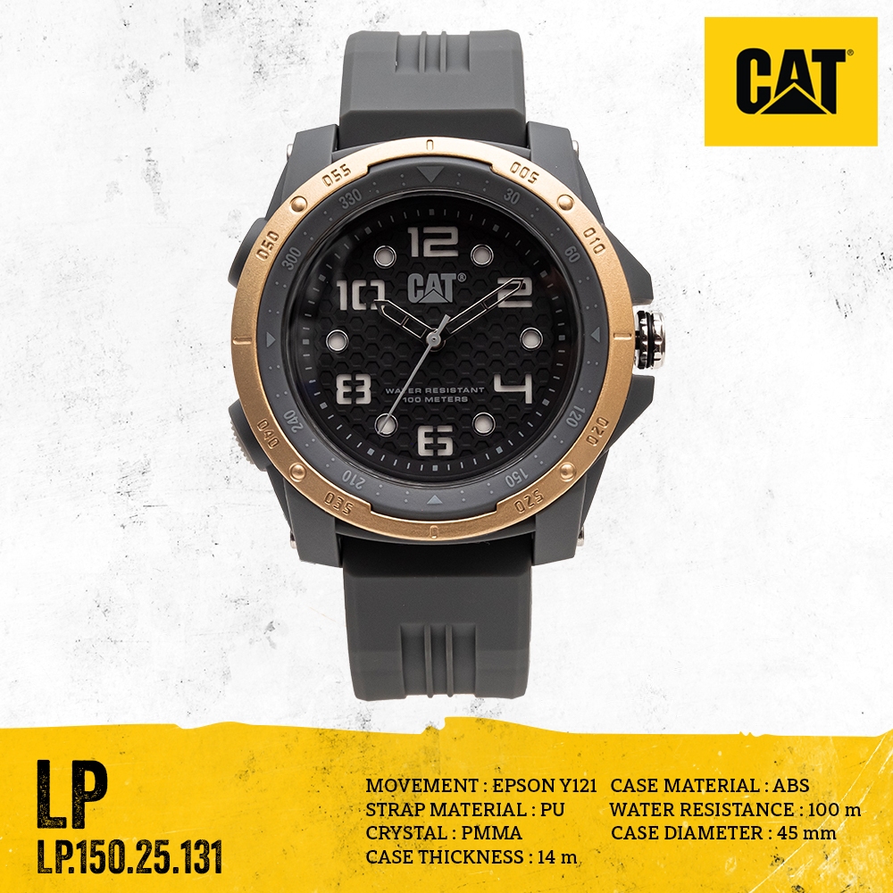 CATERPILLAR นาฬิกาข้อมือผู้ชาย CAT WATCHES รุ่น LP.150.25.131