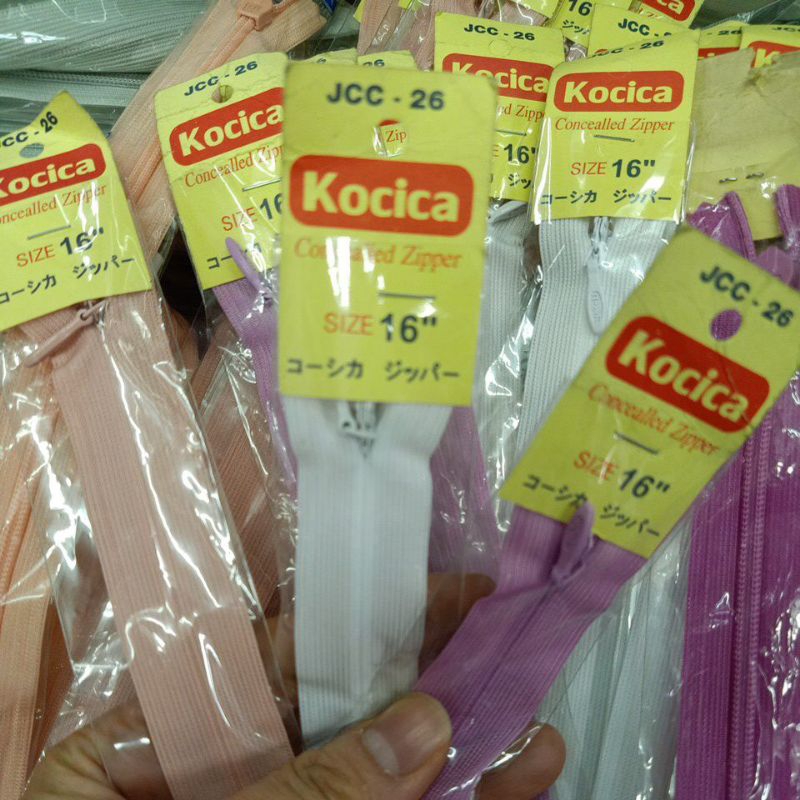 ซิปซ่อน 16 นิ้ว ใส่ชุด