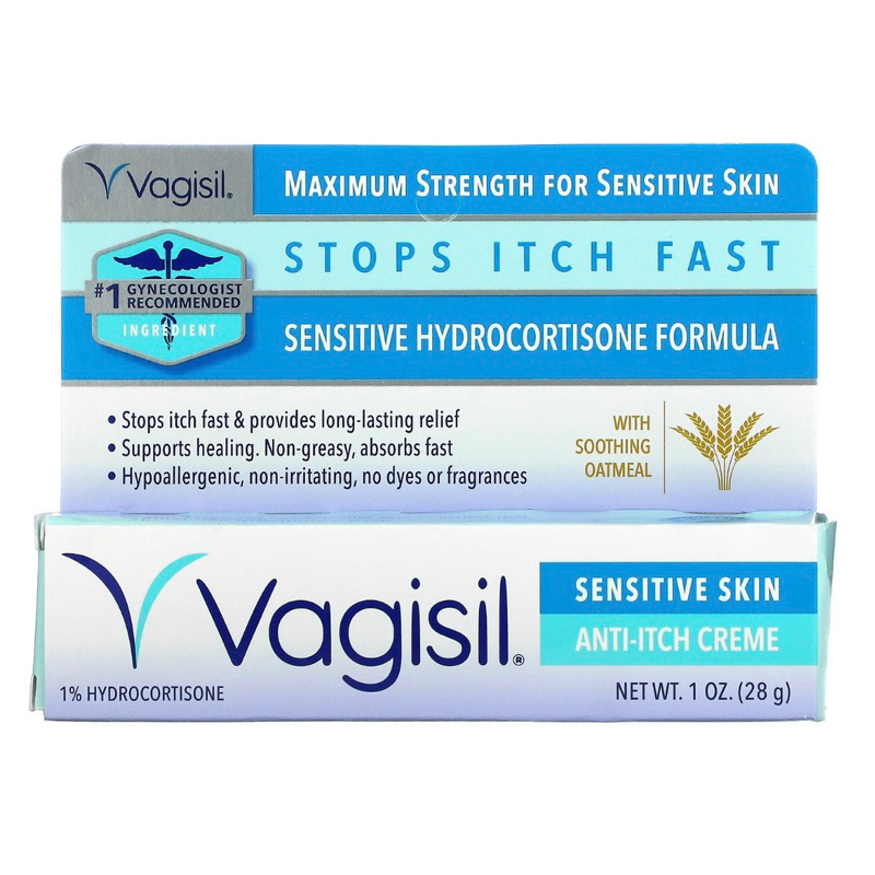 ของแท้100%จากUSA Vagisil sensitive skin anti-itch cream 28g.