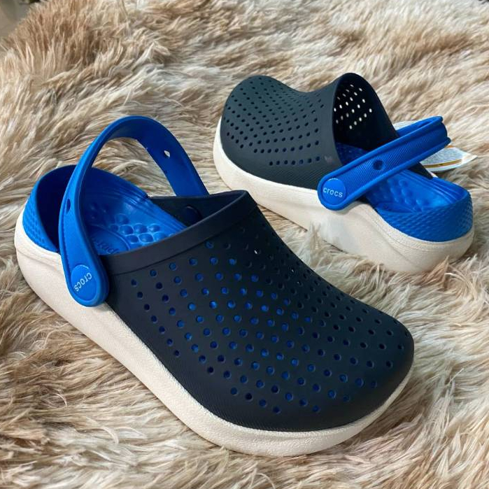 รองเท้าเเตะเด็ก แบบสวม Crocs LiteRide's Kid ไซร้ 25 ถึง 35 ผลิตจากยางอย่างดี นิ่ม เบา ไม่ลื่น ราคาถูก