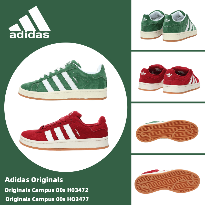 Adidas Originals Campus 00s รองเท้าผ้าใบ รองเท้า adidas H03472 HO3477