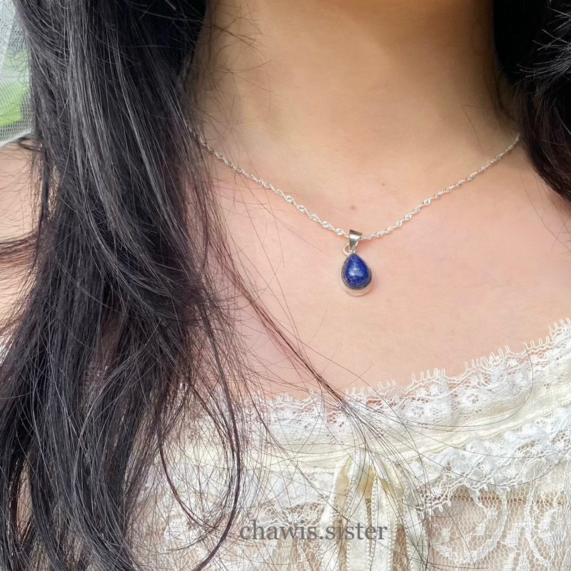 chawis.sister จี้หิน Lapis Lazuli ทรงหยดน้ำ