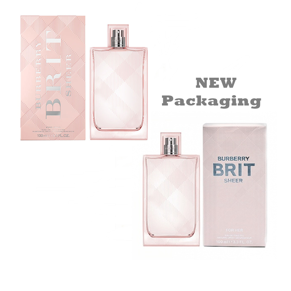 Burberry Brit sheer 100 ml. กล่องซีน