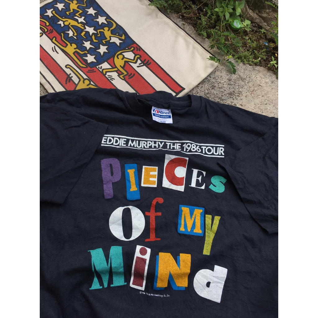 Eddie Murphy...วินเทจเสื้อยืดนักร้องชาวอเมริกัน งานอเมริกาปี1986