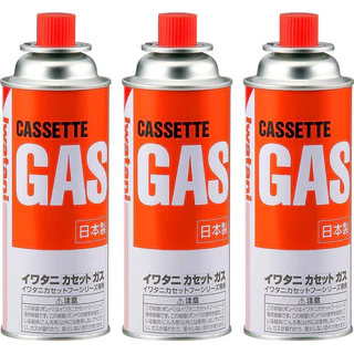 แก๊สกระป๋อง Iwatani Butane Fuel Cassette Gas 250 กรัม (3 กระป๋อง)