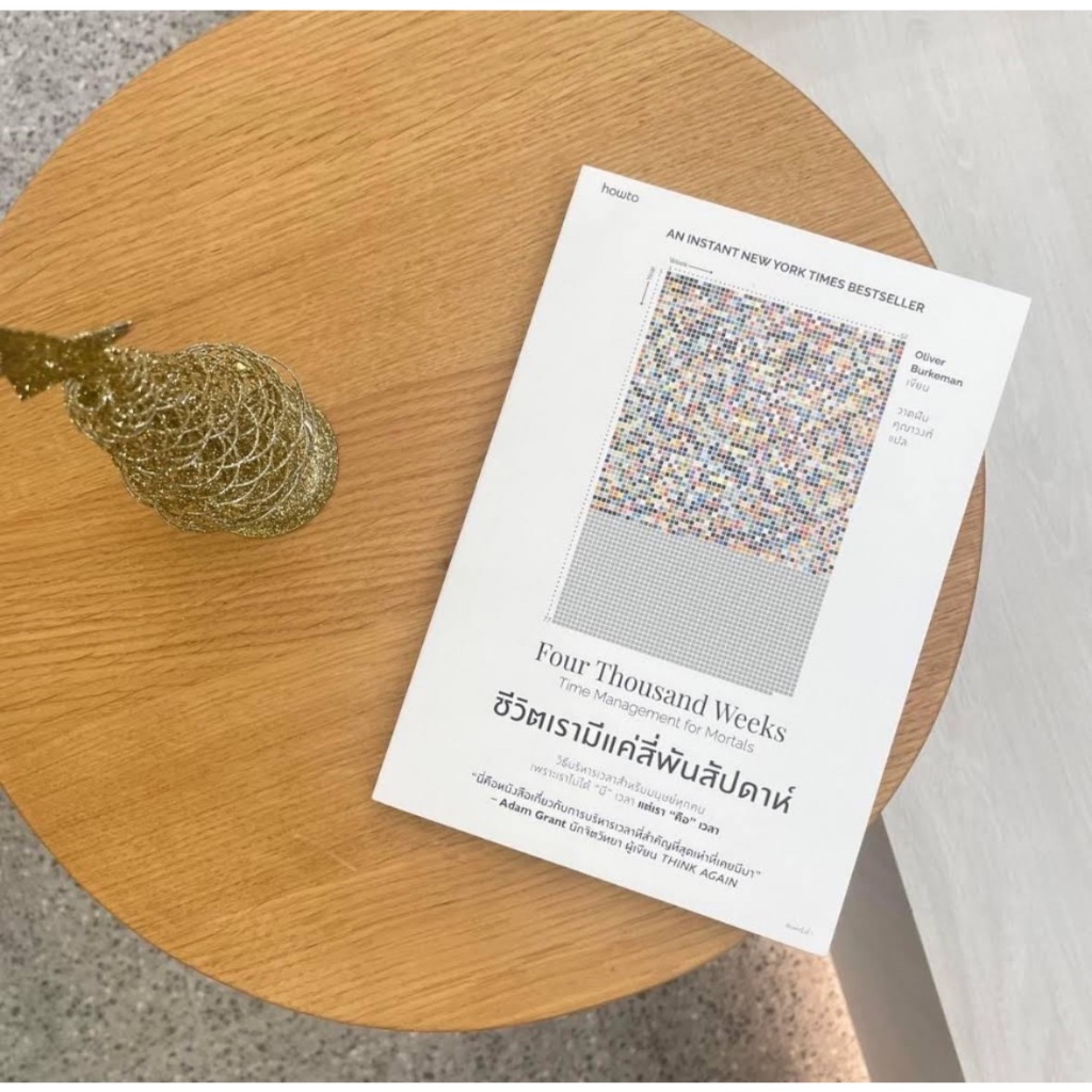 ชีวิตเรามีแค่สี่พันสัปดาห์(Four Thousand weeks)