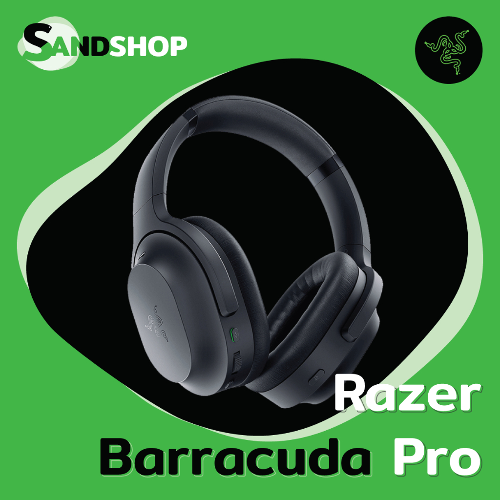 สินค้าพร้อมจัดส่ง (หูฟังเกมส์มิ่ง) RAZER BARRACUDA PRO Wireless Gaming Headset ของแท้100% รับประกันสินค้า 2 ปี