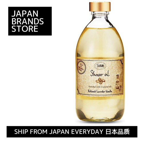 [Ship from Japan Direct] SABON Body Soap Shower Oil Patchouli Lavender Vanilla 500ml PatchouliLavend