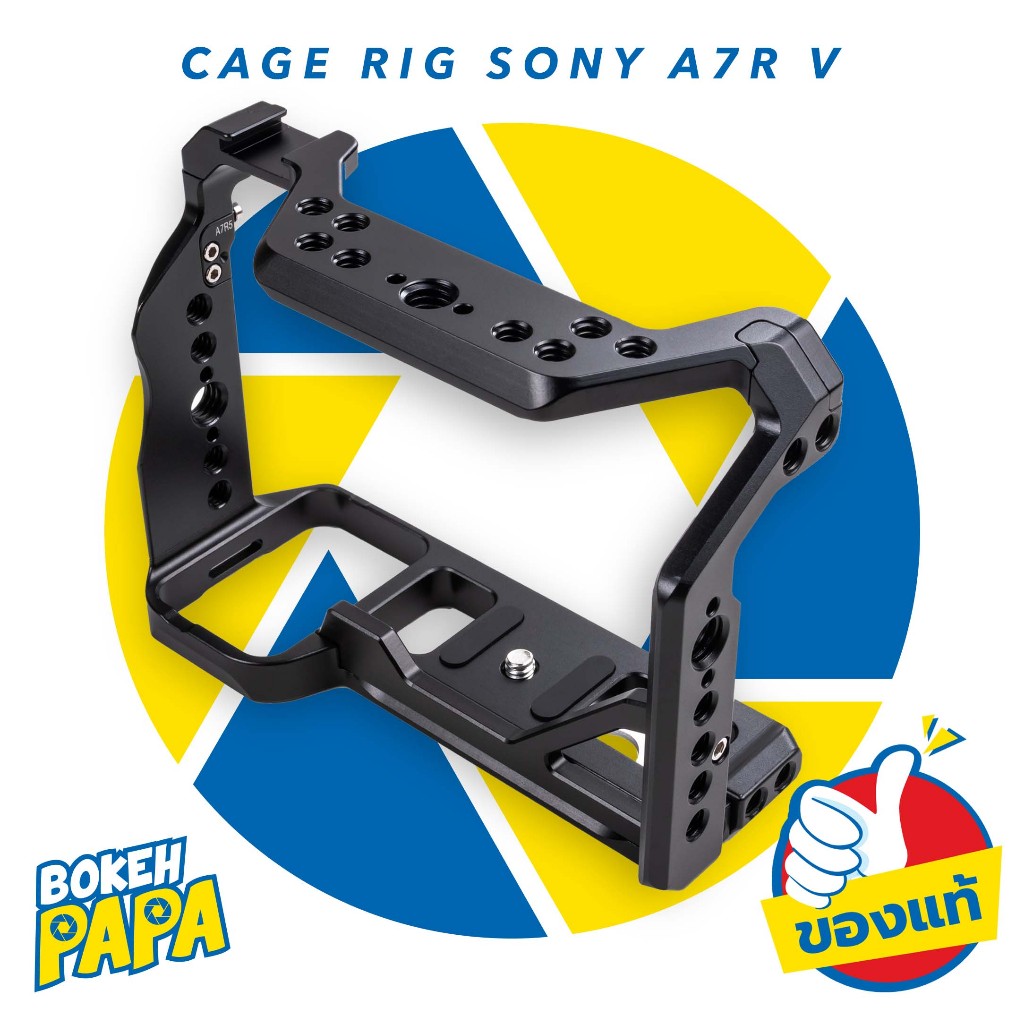 Cage Rig for Sony A7R V / A7 IV / A7S 3 / A1 / A9 II / A7RV / A7R 5 / A74 / A7R5 Camera Grip / กริป 