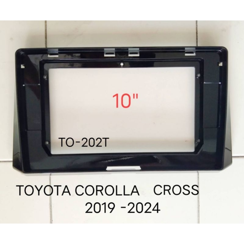 หน้ากากวิทยุ TOYOTA COROLLA ALTIS CROSS ปี 2019- 2p24 สำหรับเปลี่ยนเครื่องเล่นจอ android player10"
