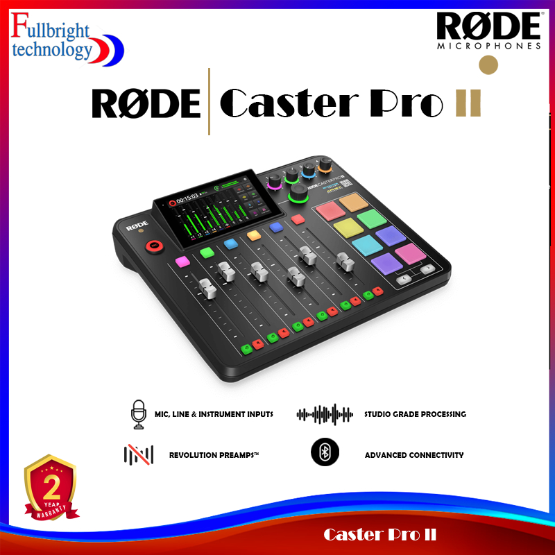 Rode Caster Pro II Integrated Audio Production Studio (ประกันศูนย์ 2 ปี)