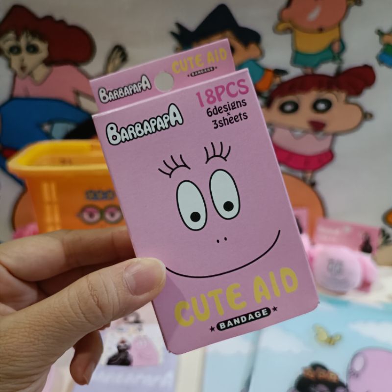 พลาสเตอร์ปิดแผลลาย Barbapapa น่ารักๆ จากญี่ปุ่นค่ะ