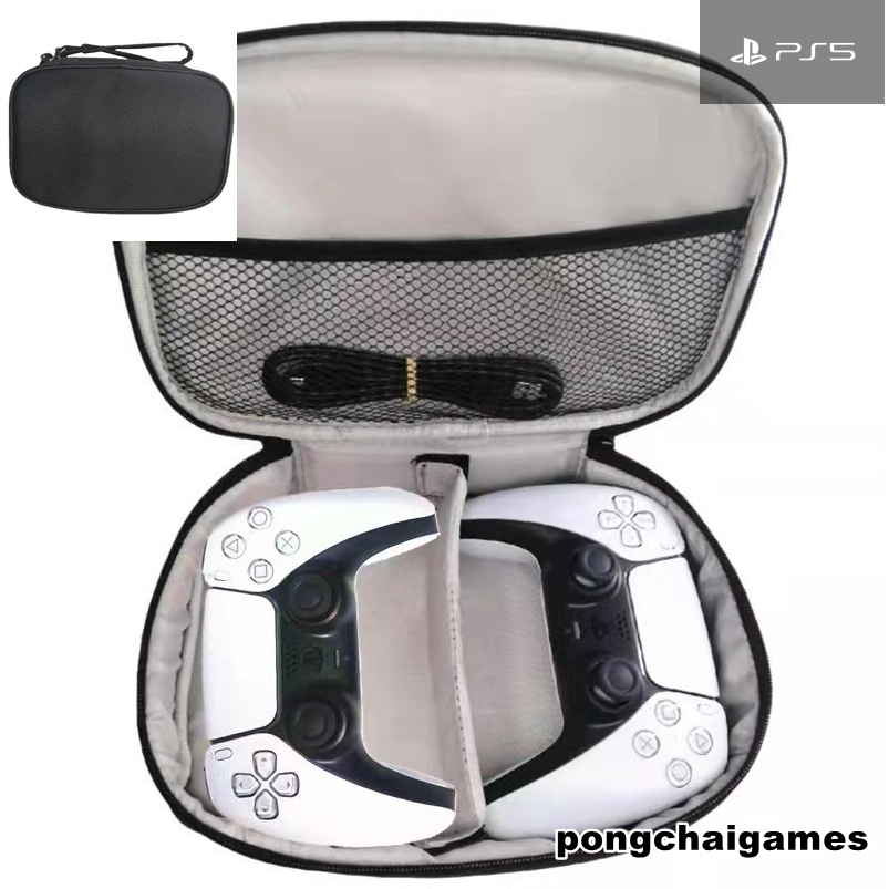 กระเป๋าเก็บจอย PS5 กันกระแทก ใส่จอย ps5 Playstation 5 เก็บได้ 2 จอยและเก็บสายชารจ์ได้ กันน้ำ