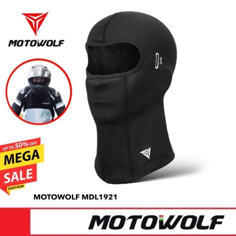 ซื้อ [ซื้อใน Live ลด  50%]🔥 MOTOWOLF MDL 1921 โม่ง ผ้าโม่งสำหรับใส่ขับขี่มอเตอร์ไซด์ เล่นกีฬากลางแจ้ง