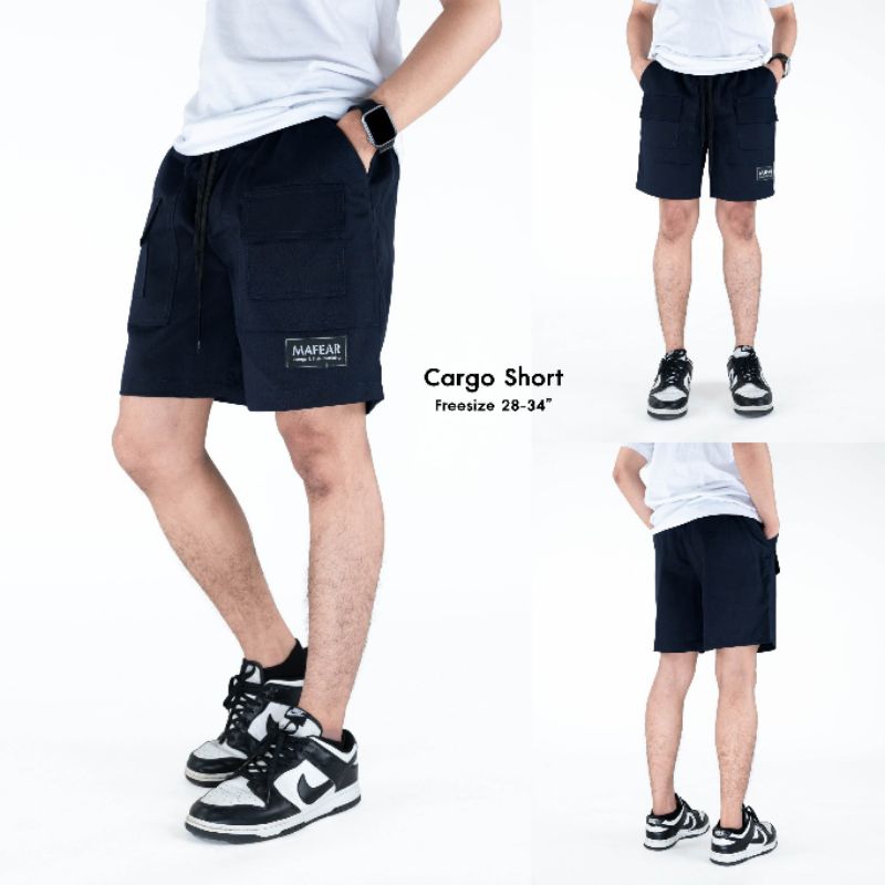 กางเกงขาสั้นวินเทจเอวฟรีไซต์ MAFEAR มีให้เลือกหลายสี - รูปที่ 4