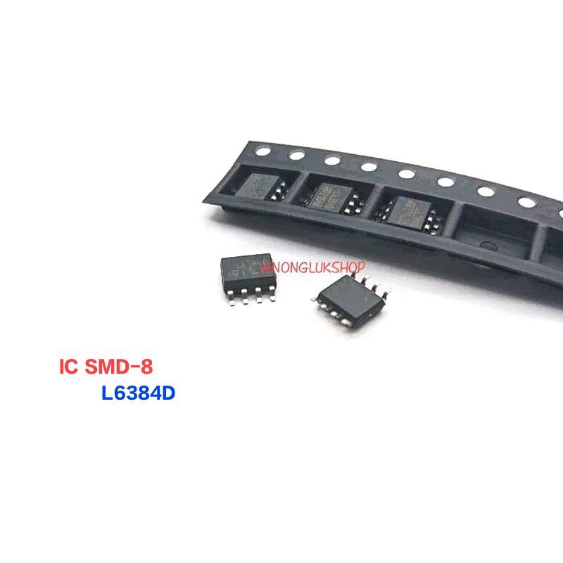 1ตัว 👉👉 IC L6384 L6384D SMD-8 IC HIGH VOLTAGE HALF BRIDGE DRIVER
