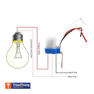 สวิตช์อัติโนมัติ เปิด-ปิดด้วยแสงแดด12V-24V-220V 10A