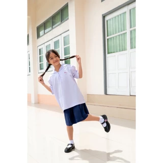 Bata บาจา รองเท้านักเรียนคัทชูวัยชั้นประถมศึกษา ช่วงอายุ 6 - 12 ปี สำหรับเด็กผู้หญิง รุ่น B-BUTTERFLY สีดำ รหัส 4416614