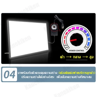 กรอบไฟเมนูอาหาร LED แบบดึงออก เสียบใช้ได้ทันที สามารถปรับมุมและความสว่างได้ แผงกระจกนิรภัย ป้ายไฟ ป้ายเมนู ป้ายเมนูอาหาร