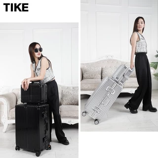 TIKE กระเป๋าเดินทาง ล้อลาก กรอบอลูมิเนี่ย Aluminum frame luggage วัสดุ PC 20/24/28 นิ้ว