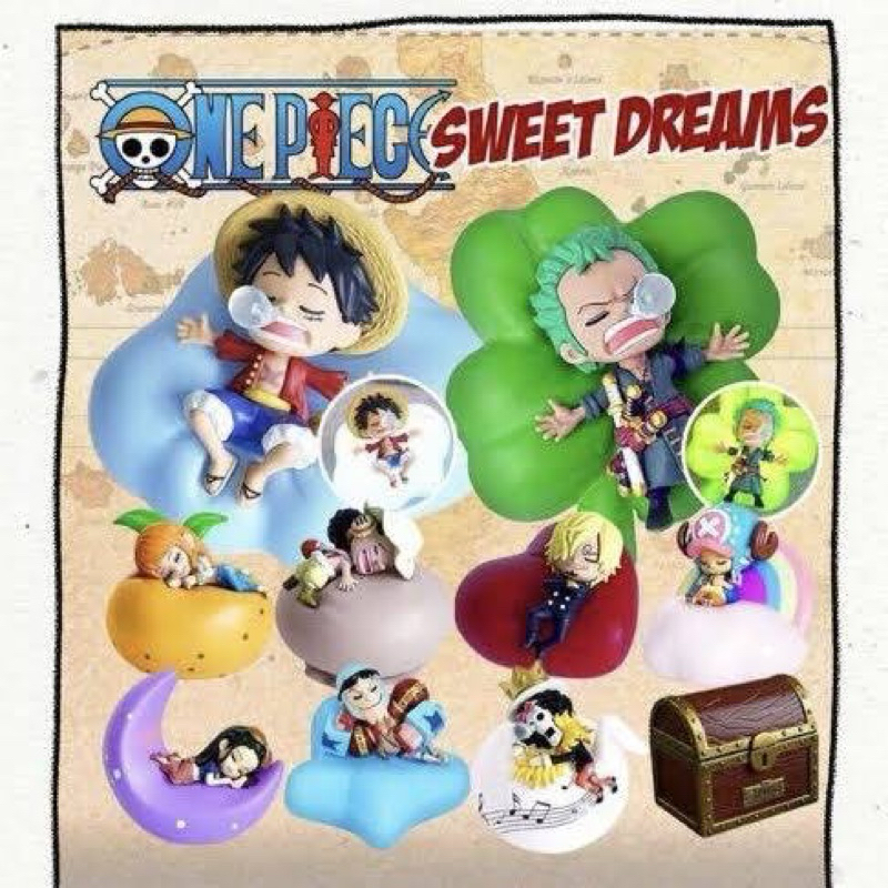 [ของแท้ /พร้อมส่ง✅] One Piece Sweet Dreams Series Blind Box – แบบเลือกตัว