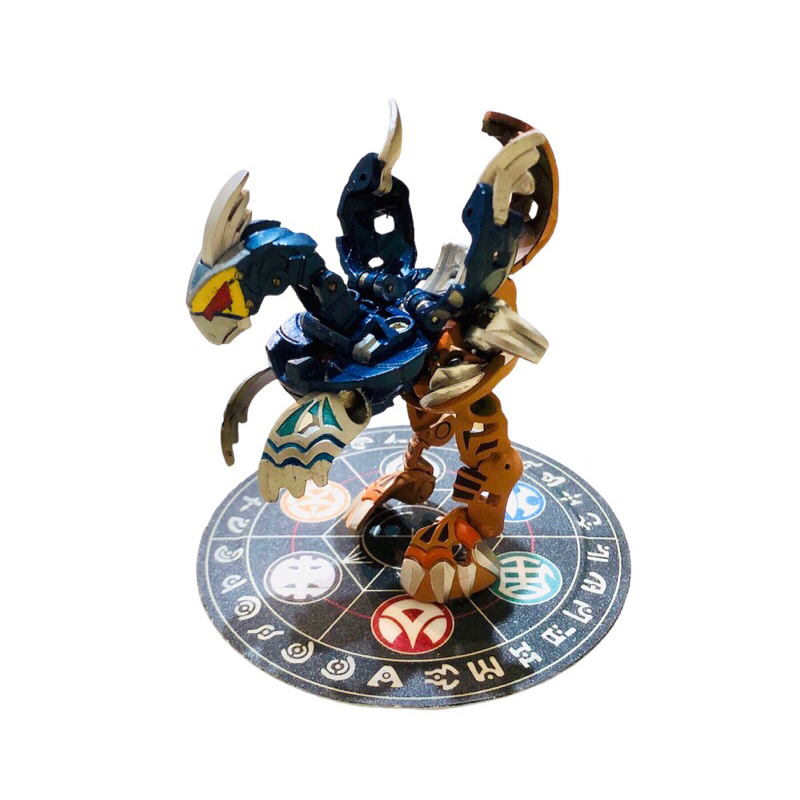 Bakugan Betakor Blue Aquos Radizen and  Subterra Roxtor BakuFusion ( Custom Painted As Anime ) #บาคุกัน