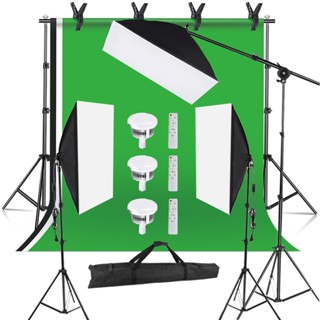 85W/300W ไฟไลฟ์สด สตูดิโอถ่ายภาพ ไฟต่อเนื่อง ไฟสตูดิโอ ฉากถ่…