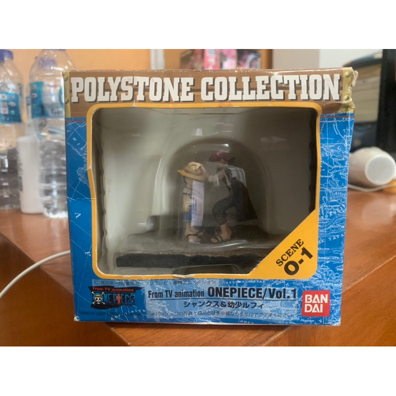 BANDAI ONE PIECE POLYSTONE COLLECTION - SHANKS &amp; LUFFY figure มือสอง