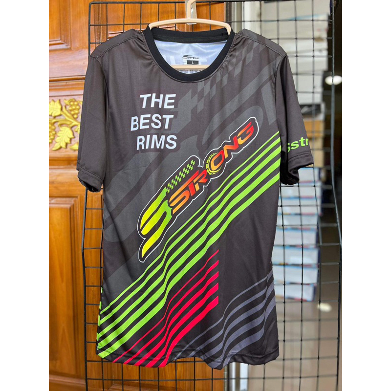 เสื้อยืด วงล้อ SSTRONG เสื้อเอสสตรอง  แขนสั้น ไซส์ M L XL 2XL ของแท้100% คอกลม