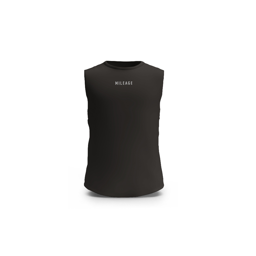 MILEAGE LOGO PERFORMANCE SLEEVELESS