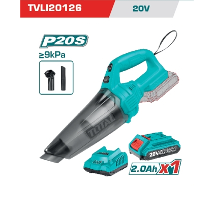 TOTAL เครื่องดูดฝุ่นไร้สาย20V. #TVLI20126