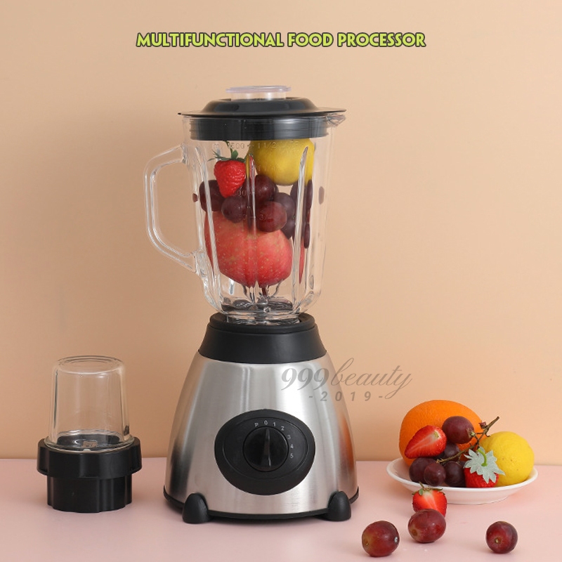 เครื่องปั่นอเนกประสงค์ 850W ใบมีดสแตนเลส ความจุใหญ่ 1.5 ลิตร กำลังสูง เครื่องปั่นน้ำผลไม้ A2604