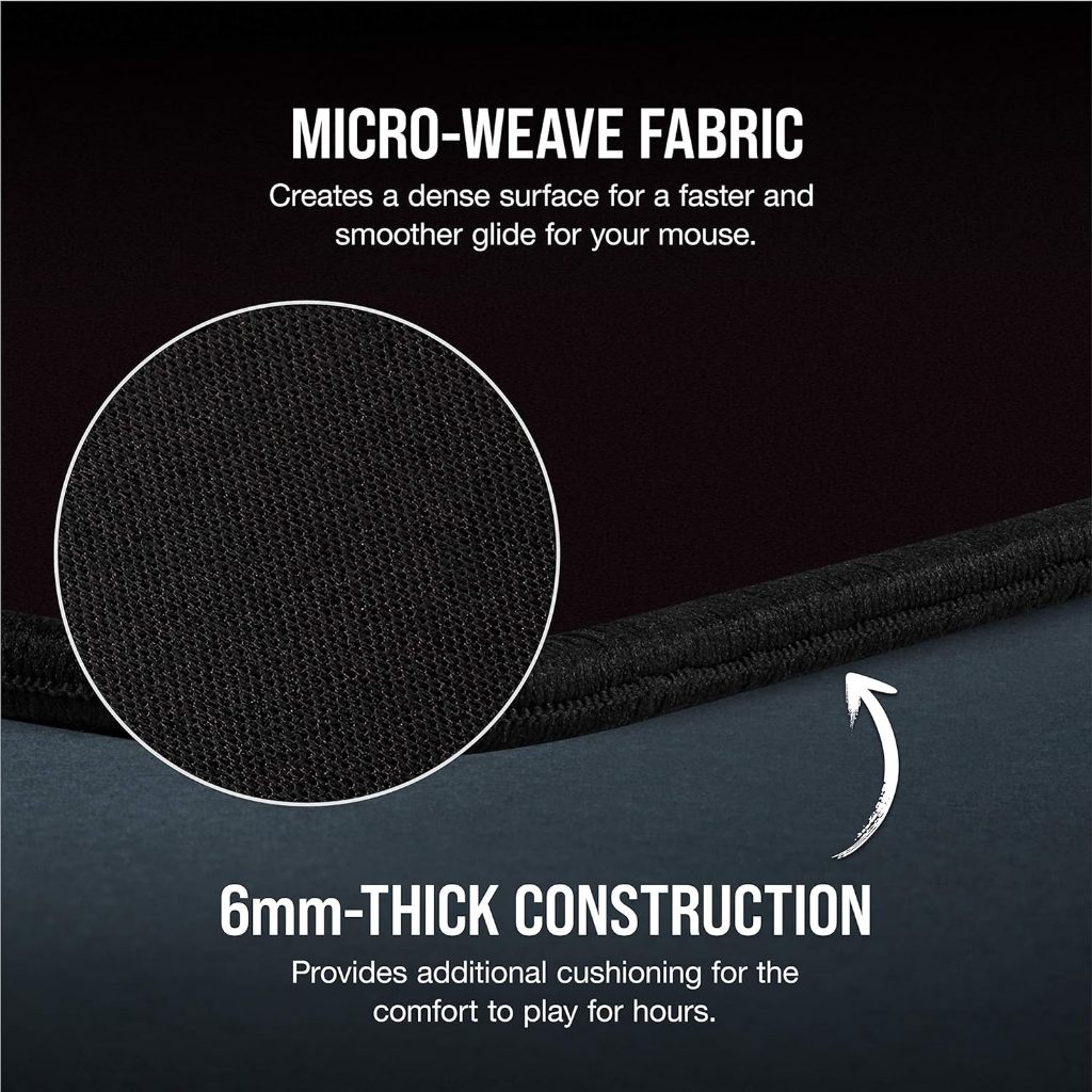 MOUSE PAD (เมาส์แพด) CORSAIR MM350 PRO PREMIUM SPILL-PROOF CLOTH GAMING MOUSE PAD - EXTENDED XL (BLACK) (CH-9413770-WW)