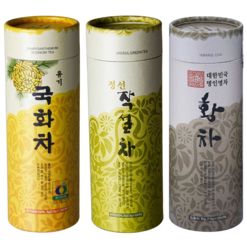 Hankook Tea ชาเขียว ชาดอกเก็กฮวย ชาอู่หลง ตราฮันกุกที