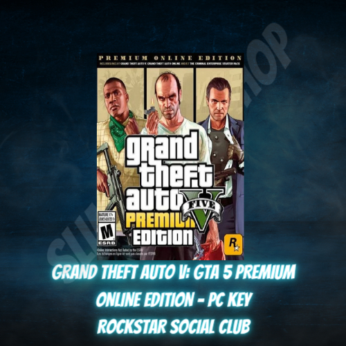 GRAND THEFT AUTO V: GTA 5 PREMIUM ONLINE EDITION - PC KEY