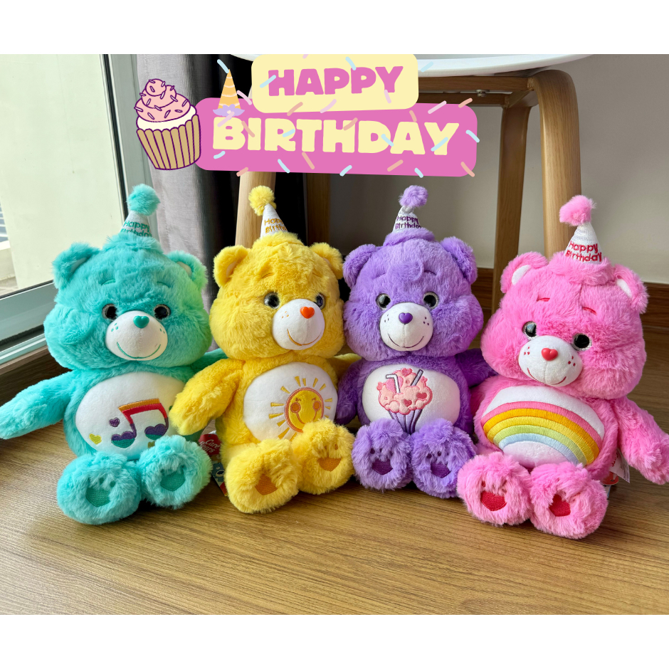 [อัพเดท]Care Bears แคร์แบร์จีน 35 cm ของแท้ ส่งจากไทย ตุ๊กตาแคร์แบร์ หมีแคร์แบร์ carebears แคร์แบร์ แคร์แบร์ตาแก้ว
