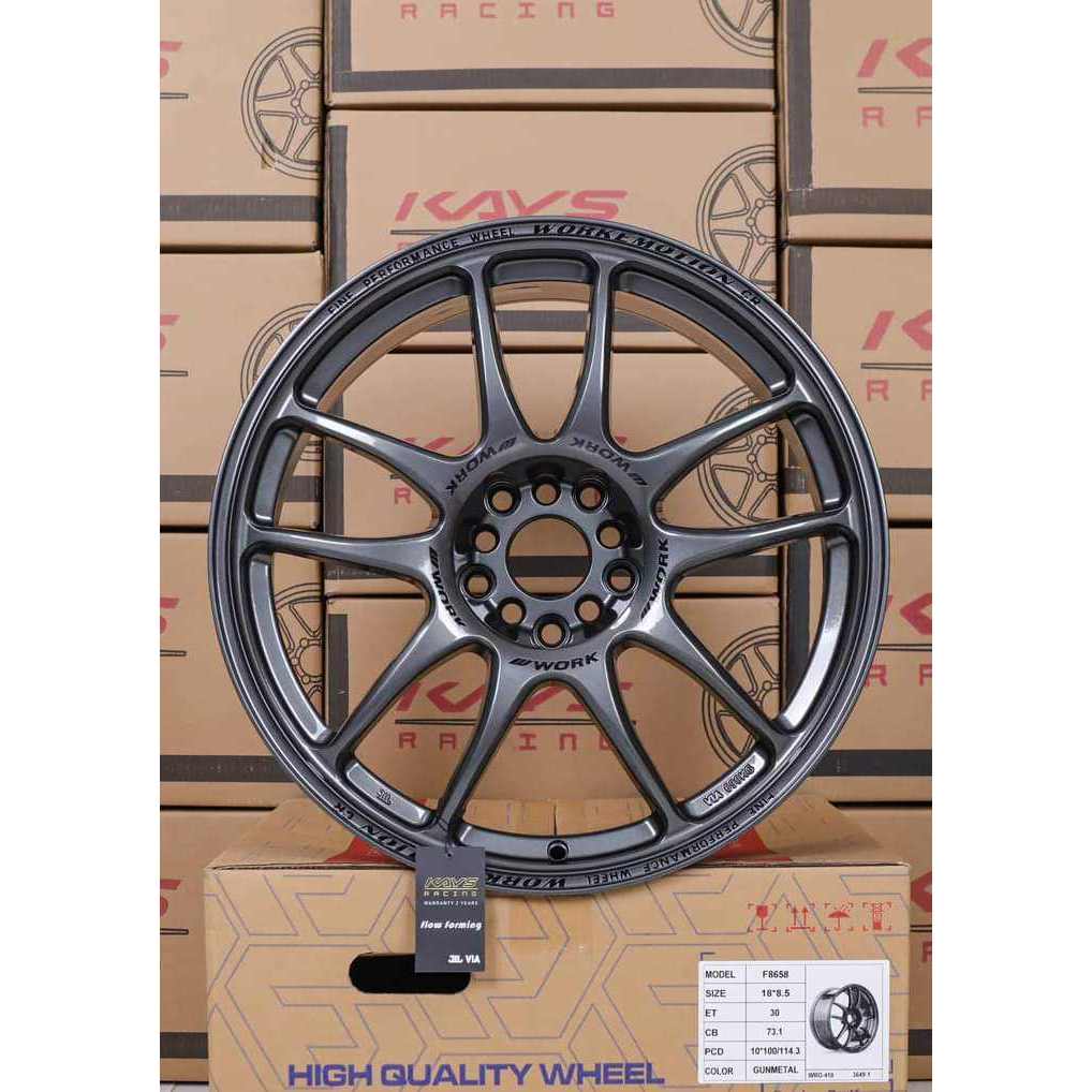 แม็กใหม่ขอบ 18 ใส่รถ 5 รู 100 และ 114