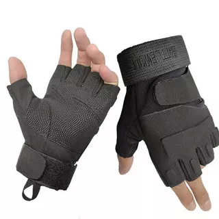 พร้อมส่งจากไทย! ถุงมือขี่มอเตอร์ไซค์ แบบครึ่งนิ้ว ออกกำลังกาย ฟิตเนส อเนกประสงค์ ยิงปืน ทนทาน ใช้มือถือได้