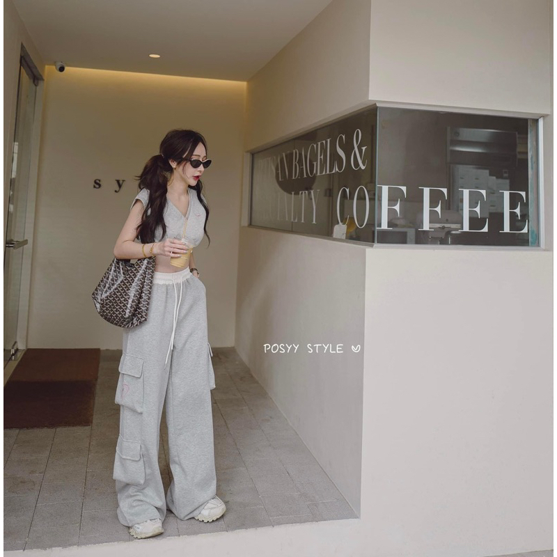 เซ็ตวอร์มสีเทา possy