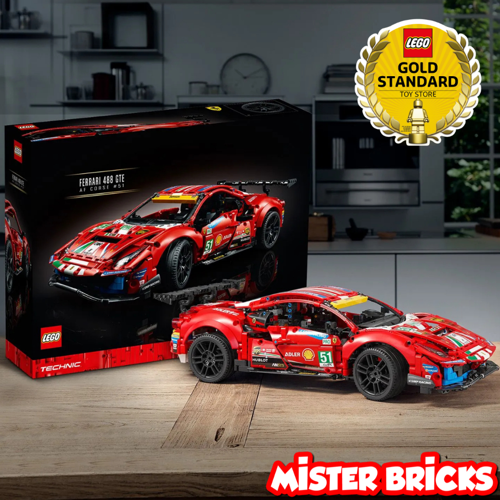 LEGO® 42125 Technic Ferrari 488 GTE “AF Corse #51”
