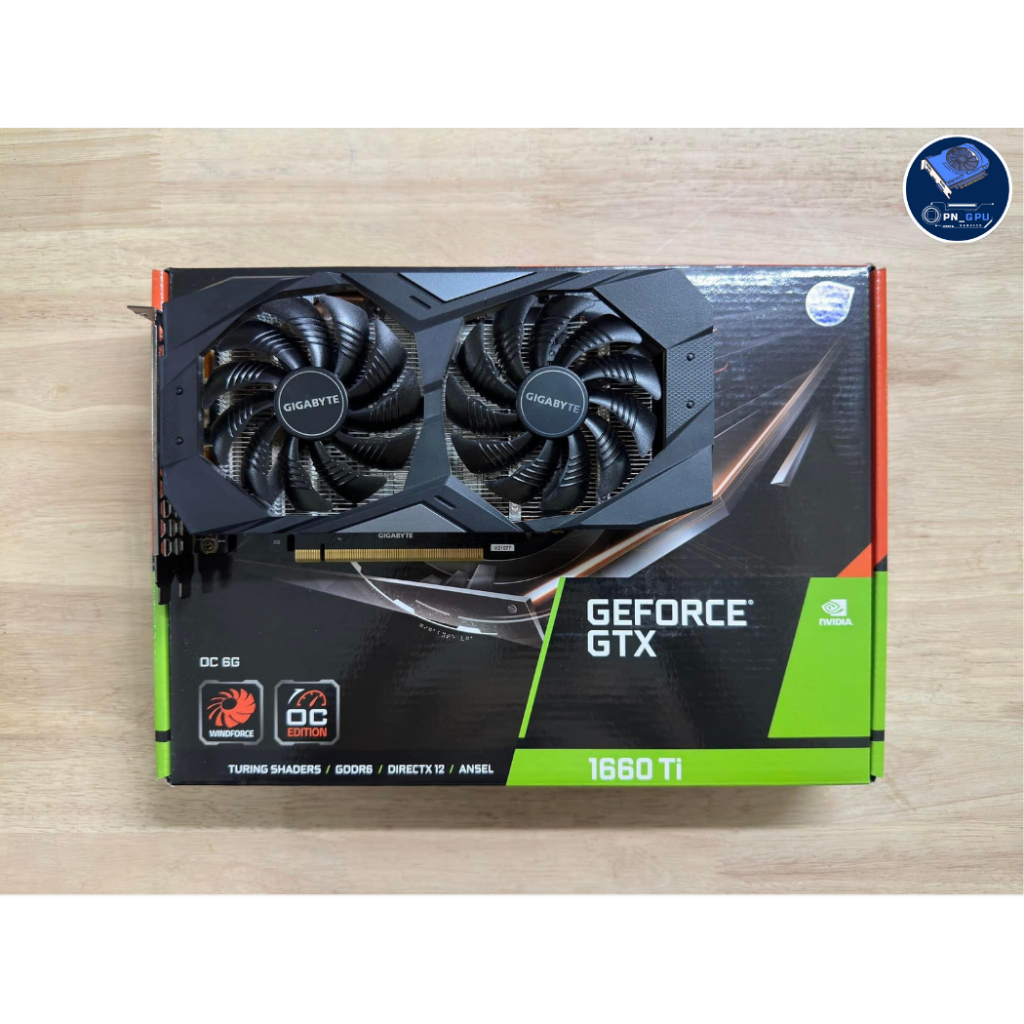 การ์ดจอ GEFORCE GTX1660Ti 6GB มีประกันหลายรุ่น